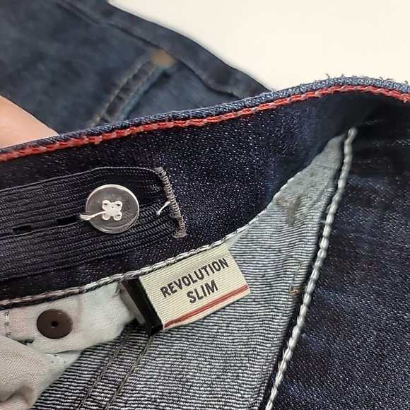 Tommy Hilfiger Slim Stretch Revolution Jeans Size 16 Boys NWOT Adjustable Waist - Picture 8 of 16